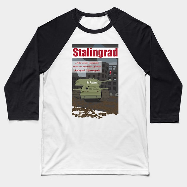 Stalingrad Baseball T-Shirt by FAawRay